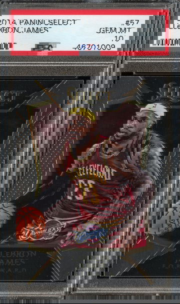 2014 Select #57 LeBron James PSA 10 Gem Mint