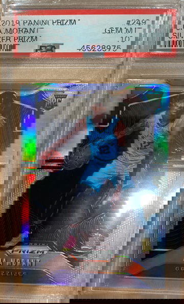 Ja Morant Silver Prizm PSA 10