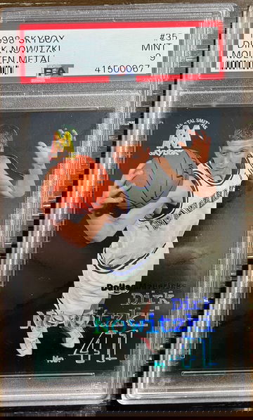 1998 Skybox Molten Metal Dirk Nowitzki PSA 9