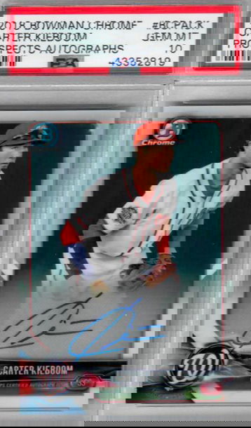 Carter Kieboom Bowman Chrome Base Auto