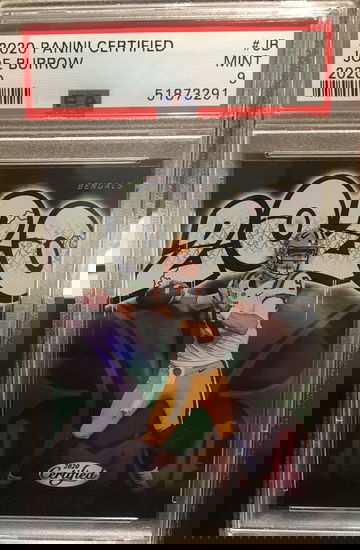 Joe Burrow Panini Certified 2020 PSA 9