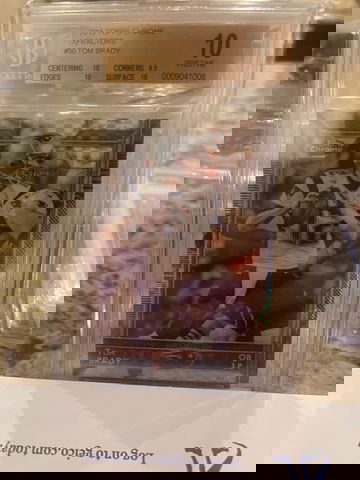 2015 Topps Chrome Xfractor BGS 10 Tom Brady POP 2 