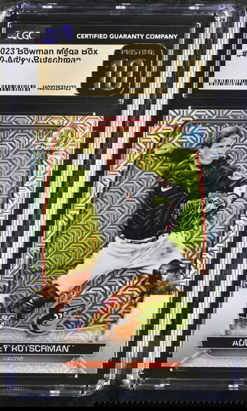 2023 BOWMAN ADLEY RUTSCHMAN MEGA BOX #40 CGC 10 BL.D1.06