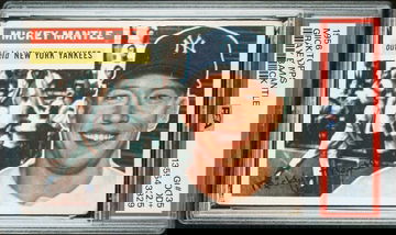 1956 Topps Mickey Mantle #135 | PSA 2.5 - Gray Back