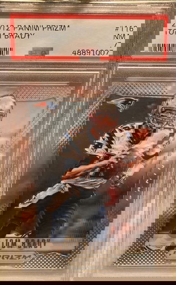 2012 Panini Prizm Tom Brady #116 PSA 7