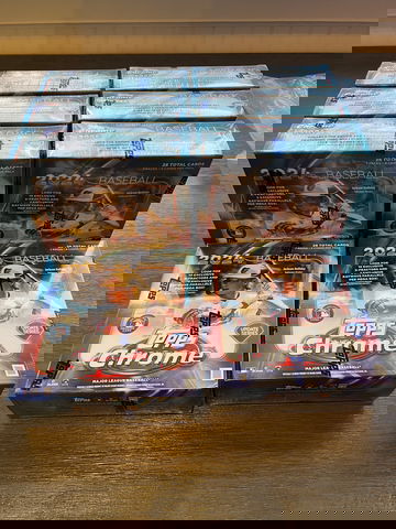 (8) 2024 Topps Chrome Update Baseball Mega Box 