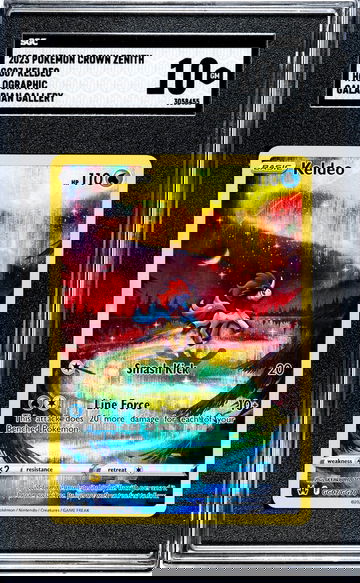 2023 Pokemon Crown Zenith #GG07 Keldeo Holographic Galarian Gallery SGC 10