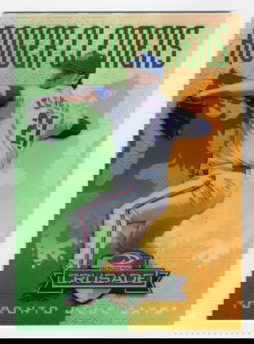 1998 DONRUSS CRUSADE GREEN 009 OF 250 # 48 ROGER CLEMENS HOF