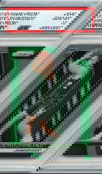 Donte Divincenzo Prizm Green PSA 10