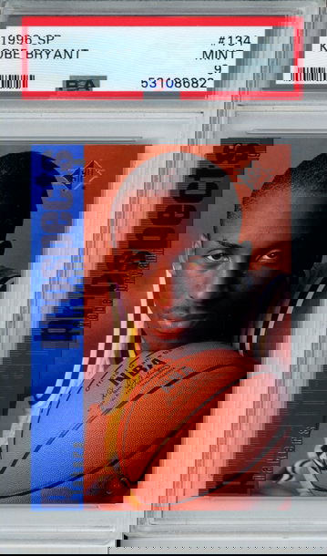 KOBE BRYANT 1996 Upper Deck SP #134 PSA 9 Rookie Card LA Lakers