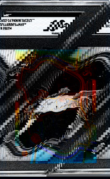 2022-23 Lebron James Select Silver Prizm - Courtside