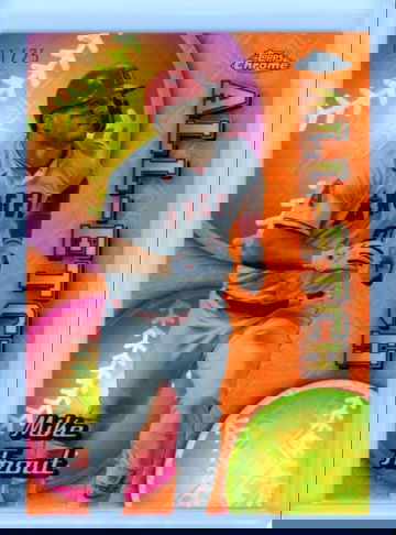 2024 Topps Chrome Logofractor Edition CAEL-2 Mike Trout Orange Refractor