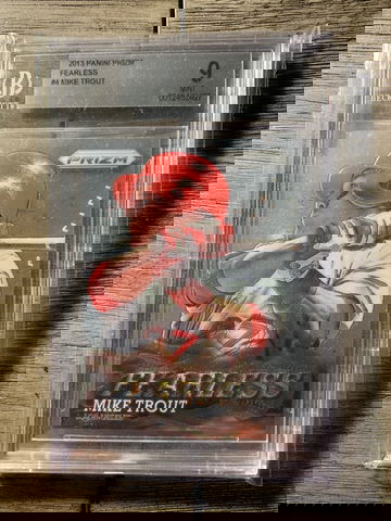 2013 Panini Prizm “Fearless” Mike Trout BGS 9
