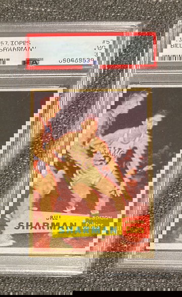 1957 Topps Bill Sharman RC