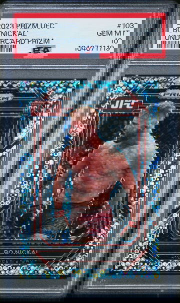 Bo Nickal 2023 Prizm UFC Undercard Prizm PSA 10