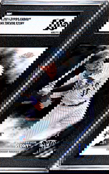 2016 Topps Chrome Trevor Story SGC 10