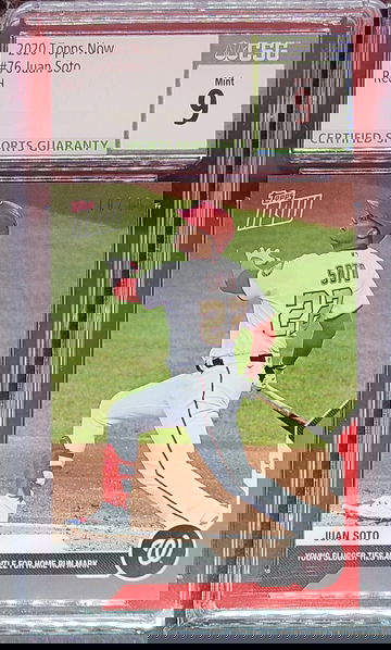 2020 Topps Now #76 Juan Soto Red 10/10 CSG Mint 9