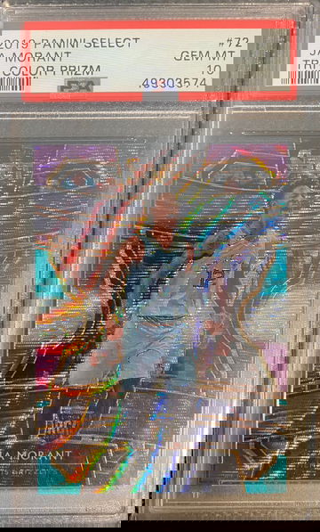 2019 Select Ja Morant Tri-Color PSA 10