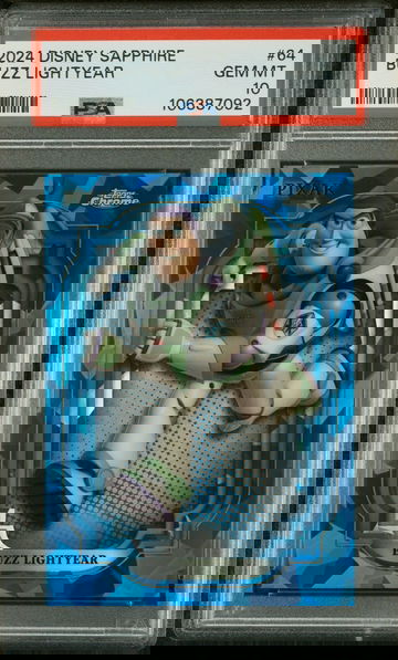 2024 Topps Chrome Sapphire Buzz Lightyear #64 PSA 10