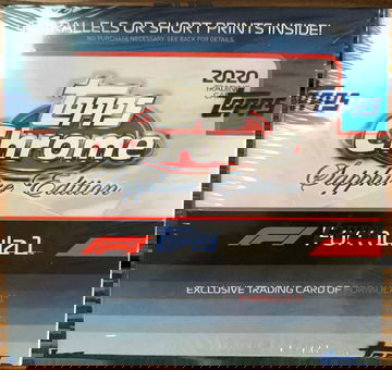 2020 F1 Topps Chrome Sapphire Edition Formula 1 Hobby Box Factory Sealed