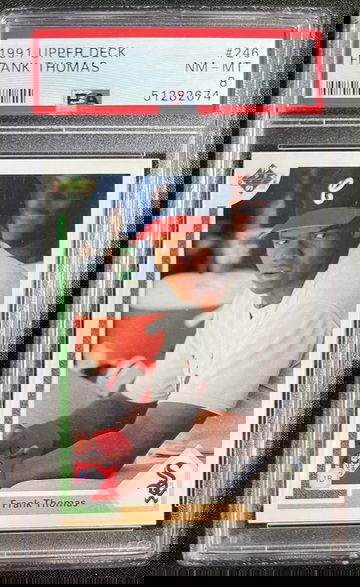 1991 Upper Deck Frank Thomas PSA 8