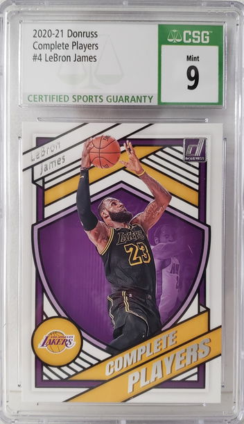 2020-2021 Donruss Complete Players LeBron James CSG 9