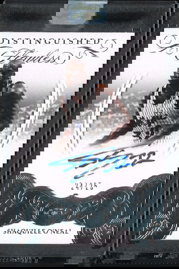 2018 Flawless Shaquille O'Neal Silver Distinguished Auto /25 Sealed