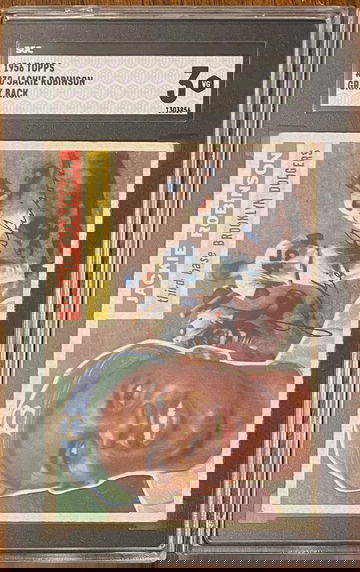 Jackie Robinson - 1956 Topps Gray Back - SGC 3