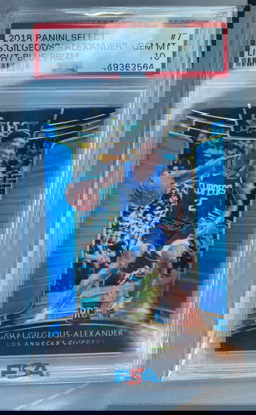 2018 Shai Gilgeous-Alexander Select Light Blue Prizm /299