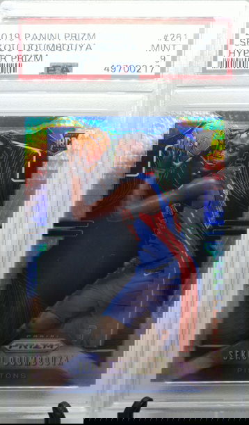 2019 Prizm Hyper Sekou Doumbouya #261 PSA 9