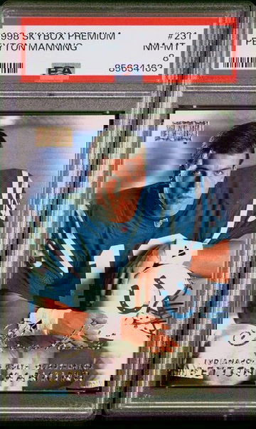 1998 Skybox Premium Peyton Manning #231 PSA 8 [FT-2C.13]