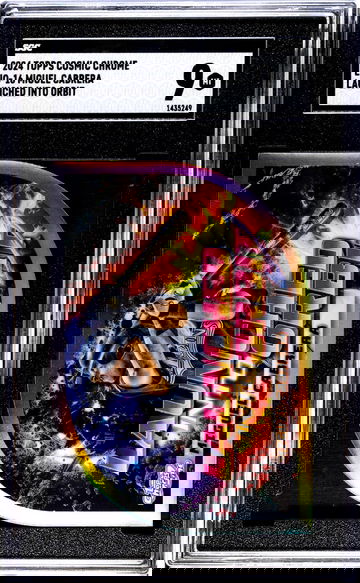 2024 Topps Cosmic Chrome #LIO-16 Miguel Cabrera Launched Into Orbit SGC 9