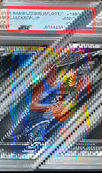 2018 Optic Shock Prizm Jaren Jackson Jr JJJ RC ROOKIE PSA 9 low pop  #188