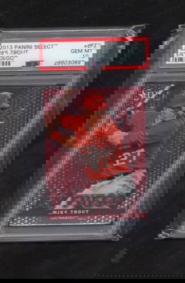 2013 Panini Select En Fuego #EF2 Mike Trout PSA 10 GEM MINT