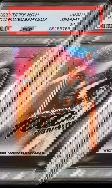 2023 Topps Now Victor Wembanyama 1000th Point PSA 10 Gem Mint Rookie RC VW-1 ROY