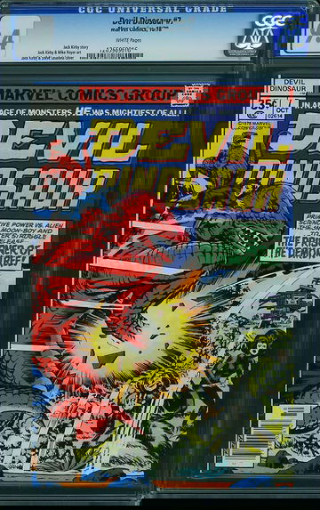 DEVIL DINOSAUR #7, CGC 9.4 NM