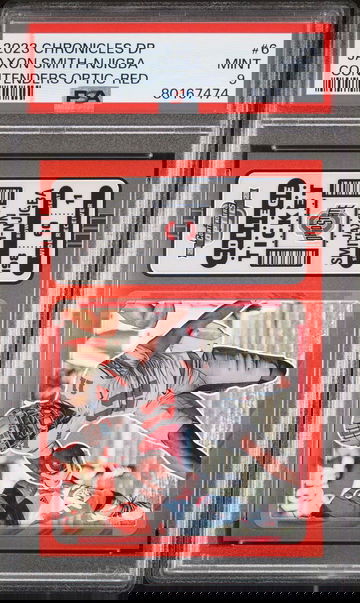 2023 Chronicles Draft Picks Jaxon Smith-Njigba Contenders Optic-Red PSA 9