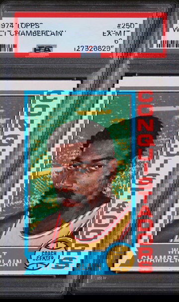 1974 Topps Wilt Chamberlain #250 PSA 6