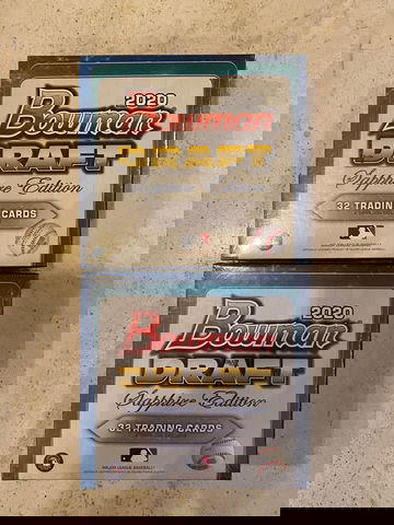 2020 Bowman Draft Sapphire Edition Box LOT OF 2
