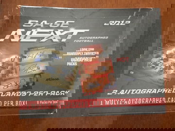 2012 Sage Next football hobby box