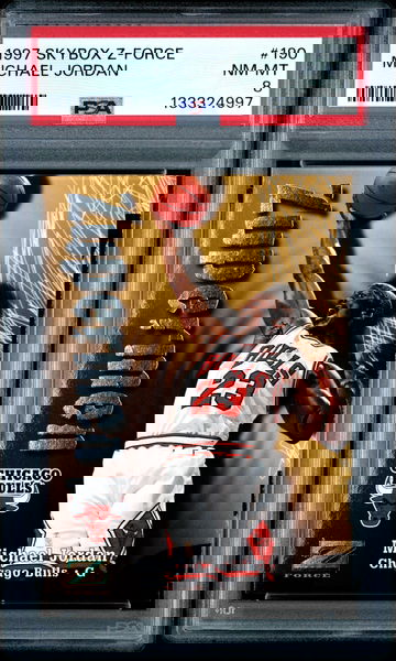 Michael Jordan Kobe Bryant PSA 8 graded lot!! 1997 Skybox Z-Force Zuperman