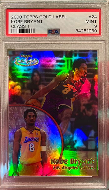 2000 Kobe Bryant Topps Gold Label Class 1 Psa 9