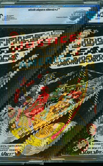 JUSTICE LEAGUE OF AMERICA #3, CBCS 4.0 VG