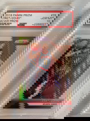 2018 Trae Young Silver Prizm PSA 10