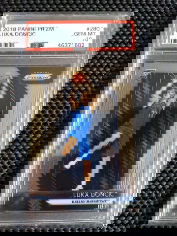 2018 Prizm Luka Doncic PSA 10