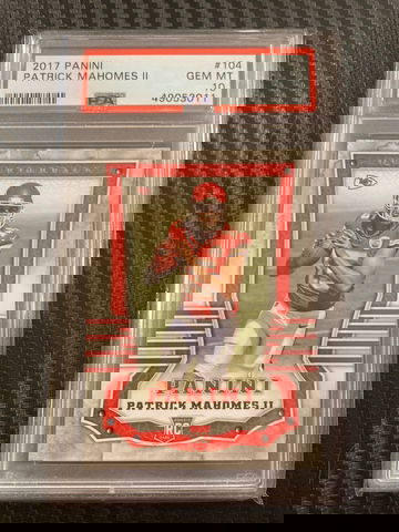 2017 Panini Patrick Mahomes RC PSA 10