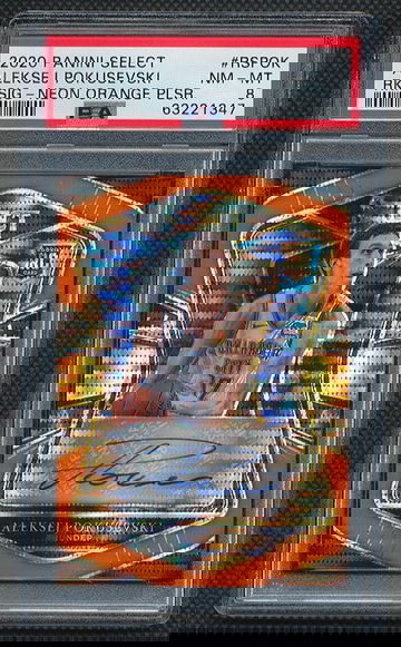 2020 Select Aleksej Pokusevski Neon Orange Pulsar Auto /30 PSA 8