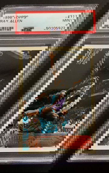 1996-97 Topps Ray Allen RC PSA 9 