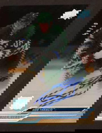 2023 Upper Deck Clear Cut #CC-RF Ron Francis Clear Auto /10