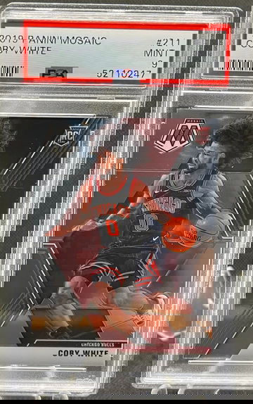 2019 Mosaic Coby White RC #211 PSA 9